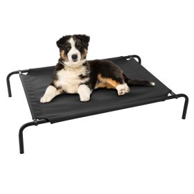 Elevated Pet Bed Dogs Cot Breathable Washable Indoor Outdoor (Option: L)